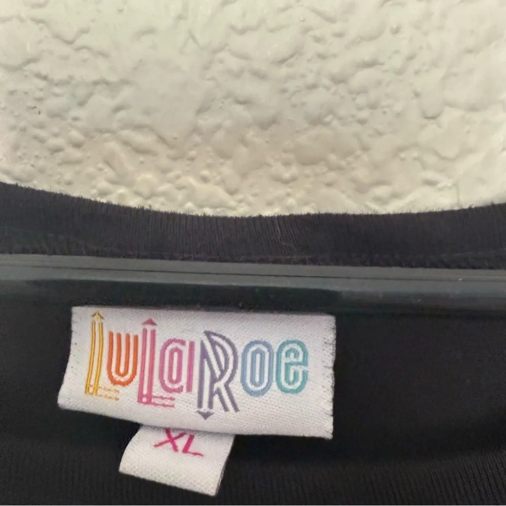 XLarge LULA ROE Black asymmetrical dress
